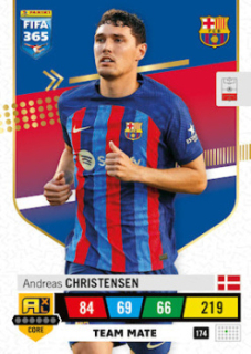 Andreas Christensen FC Barcelona 2023 FIFA 365 Team Mate #174